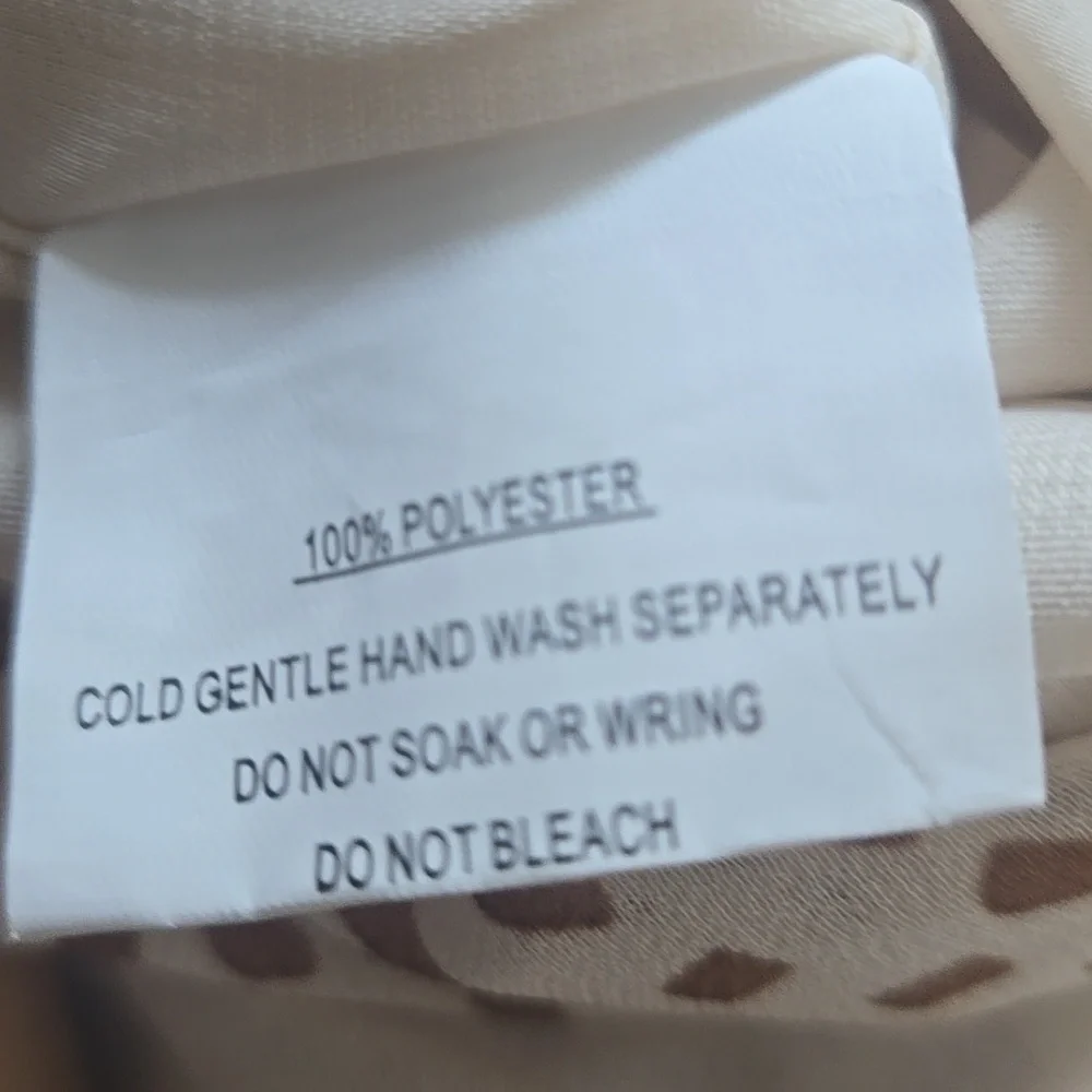 NWT Selfie Leslie Marcheline Brown And Cream Sprinkle Mini Dress Size Medium - Picture 5 of 14